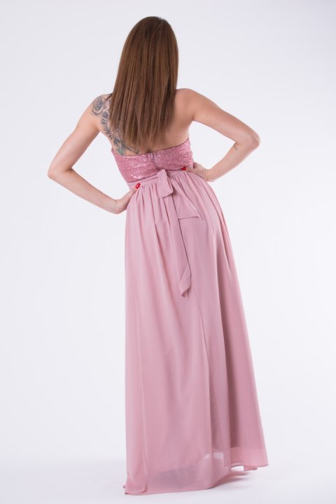 EVA & LOLA SUKIENKA OLD PINK 58004-1