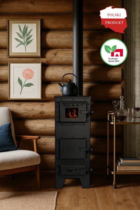 Piec Szamotowy Demeter 7 kW Typu Koza Stalowy Ekoprojekt 2022