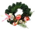DEKORACJA GROBU WIĄZANKA STROIK WIANEK NA CMENTARZ 38cm
