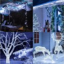 Zewnętrzne/ wewnętrzne lampki choinkowe drucik 1000 LED 100m, zimne białe LAMP35B