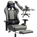 Fotel gamingowy obrotowy EvoChair z masażerem i regulowanymi podłokietnikami KO45SZ