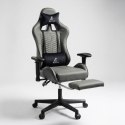 Fotel gamingowy obrotowy EvoChair z masażerem i regulowanymi podłokietnikami KO45SZ