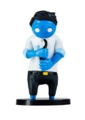 P.M.I. Gang Beasts series 1 F Street Blue 7cm