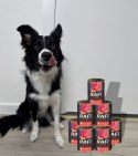 Karma Mokra Dla Psów RAFI z Wołowiną, Borówką i Żurawiną 400g - 24 szt.