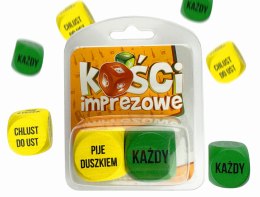 Kości Imprezowe (Żółto-Zielone)