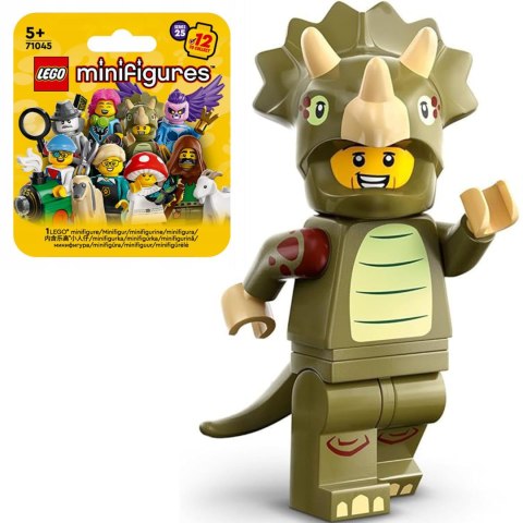 71045 - LEGO Minifigures - MIŁOŚNIK TRICERATOPSÓW W PRZEBRANIU col25-8 / Seria 25
