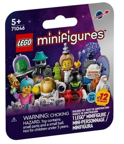 71046 - LEGO Minifigures - ASTRONAUTKA W PRZESTRZENI KOSMICZNEJ col26-1 / Kosmos Seria 26