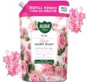 AURA Care Mydło Do Rąk Nawilżające Róża 1000 ml Uzupełniające AHS-002-001