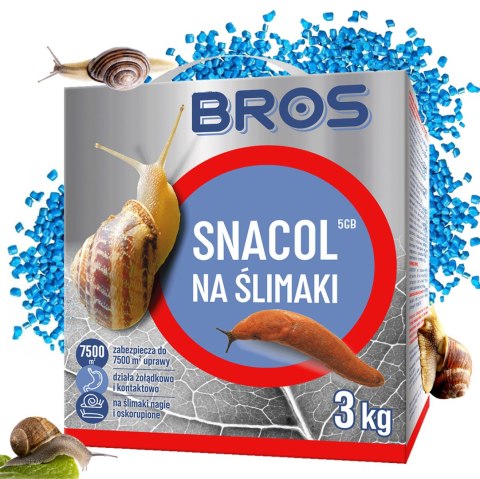 BROS - Snacol 5GB zwalcza ślimaki 3kg - Profesjonalny