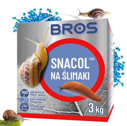 BROS - Snacol 5GB zwalcza ślimaki 3kg - Profesjonalny