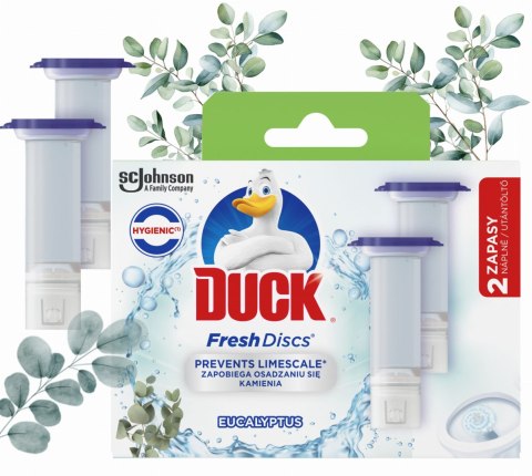 Duck Fresh Discs Eucaliptus - Żelowy Krążek Do Toalety 72ml (2 x 36ml)