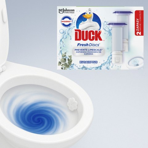 Duck Fresh Discs Eucaliptus - Żelowy Krążek Do Toalety 72ml (2 x 36ml)