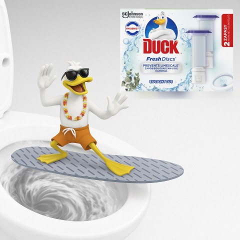 Duck Fresh Discs Eucaliptus - Żelowy Krążek Do Toalety 72ml (2 x 36ml)