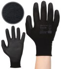 Rękawice Robocze MERCATOR Tech Black+Black PU - 240 Par (9 - L)
