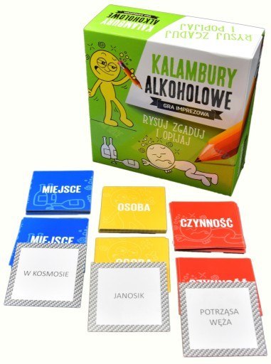Gra Karciana Dla Dorosłych - KALAMBURY ALKOHOLOWE