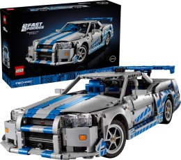 42210 - LEGO Technic - Samochód Nissan Skyline GT-R (R34) z filmu Za szybcy, za wściekli