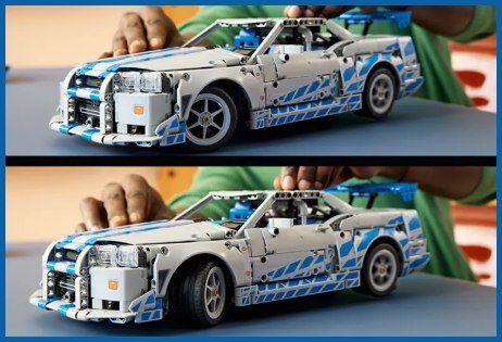 42210 - LEGO Technic - Samochód Nissan Skyline GT-R (R34) z filmu Za szybcy, za wściekli