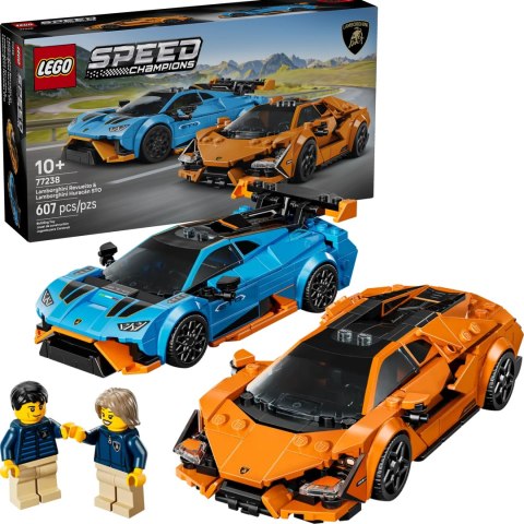 77238 - LEGO Speed Champions - Lamborghini Revuelto i Huracán STO
