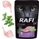 RAFI Karma Mokra Pasztet Dla Kotów Sterylizowanych z Królikiem 100g x 40 szt.