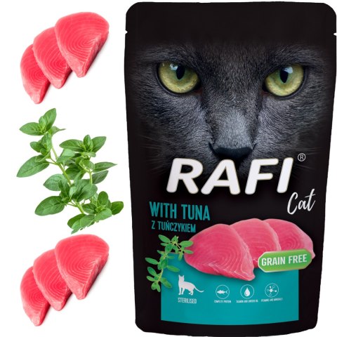 RAFI Karma Mokra Pasztet Dla Kotów Sterylizowanych z Tuńczykiem 100g x 10 szt.