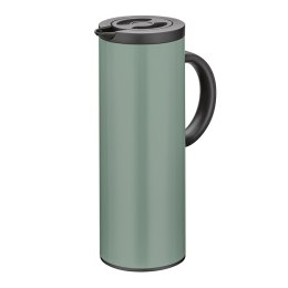 Dzbanek termiczny, 1,0 l, śred. 11 x 30 cm, stal nierdzewna/szklany wkład, miętowy