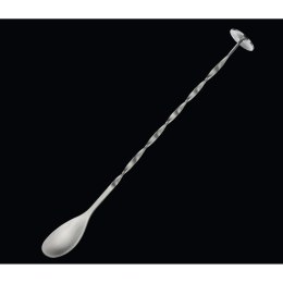 Łyżeczka koktajlowa z tłuczkiem skręcona, stal nierdzewna, 25 cm