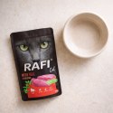 RAFI Karma Mokra Pasztet Dla Kota z Cielęciną 100g x 40 szt.