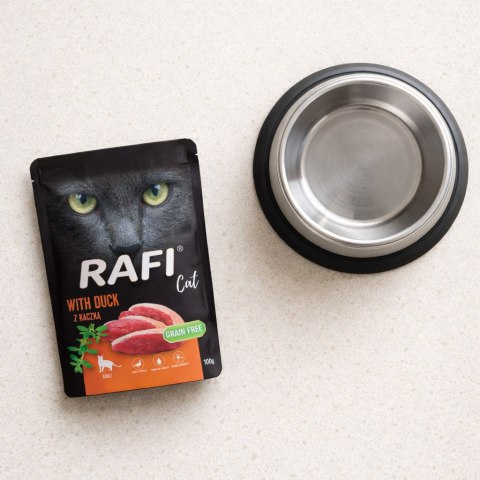 RAFI Karma Mokra Pasztet Dla Kota z Kaczką 100g x 10 szt.