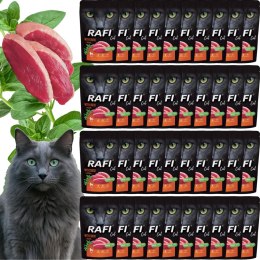 RAFI Karma Mokra Pasztet Dla Kota z Kaczką 100g x 40 szt.