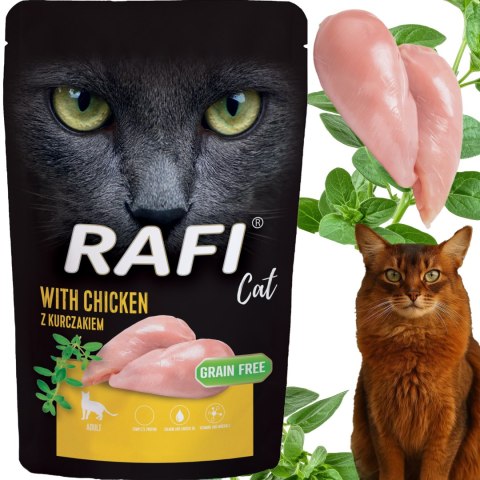 RAFI Karma Mokra Pasztet Dla Kota z Kurczakiem 100g - 1 szt.
