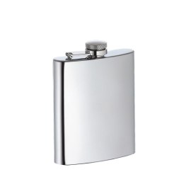 Stalowa piersiówka, 0,2 l, 12,5 cm