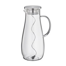 Szklany dzbanek na wodę, ze spiralą na owoce, 2,0 l