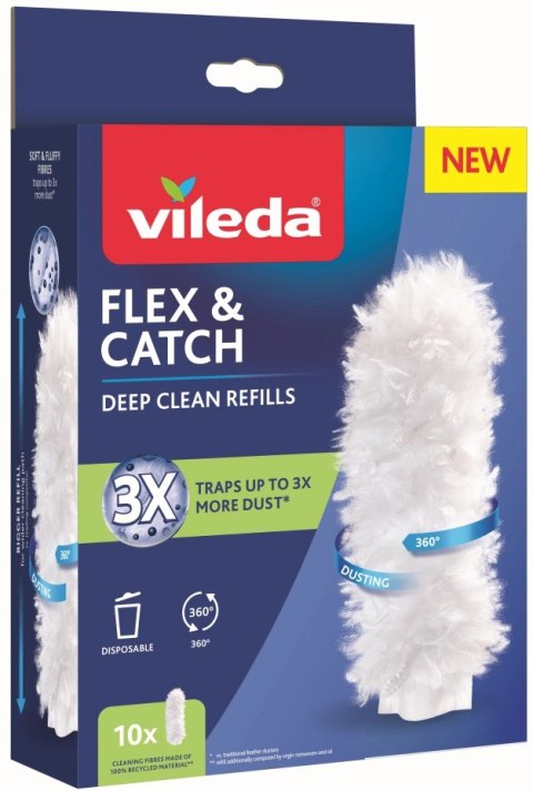 Wkłady do miotełki do kurzu Vileda Flex&Catch 10 szt.