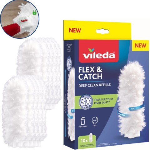 Wkłady do miotełki do kurzu Vileda Flex&Catch 10 szt.