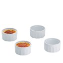 Porcelanowa miseczka do creme brulee, śred. 9 cm, wys. 5 cm