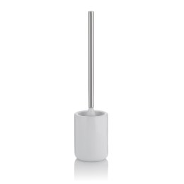 Ceramiczny zestaw do WC, śred. 10,5 cm, wys. 46 cm, biały