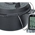 Garnek żeliwny, z akcesoriami do używania na grillu i nad ogniskiem, 3,5 l, śred. 24 x 13,5 cm