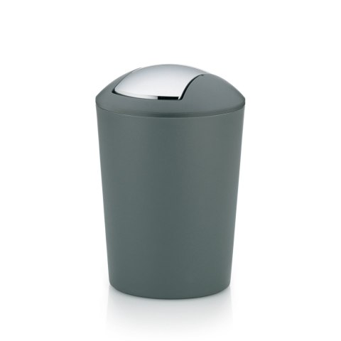 Kosz na śmieci łazienkowy, 5,0 l, szary