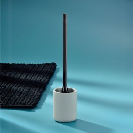 Zestaw do WC, ceramika gumowana/tworzywo sztuczne, śred. 10 x 45 cm, jasnoszary