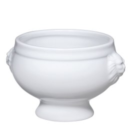 Bulionówka, porcelana, 0,45 l, śred. 11 x 8,5 cm, biała