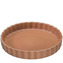 Forma do tarty, ceramika, 27 cm, koralowa