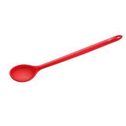 Silikonowa łyżka kuchenna, czerwona, 30 cm