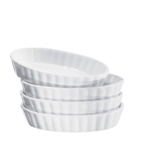 Zestaw do creme brulee, 5 el., palnik + 4 porcelanowe miseczki