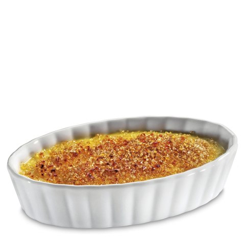 Zestaw do creme brulee, 5 el., palnik + 4 porcelanowe miseczki