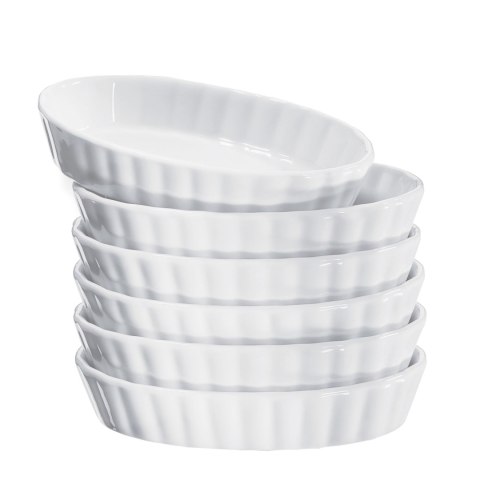 Zestaw do creme brulee, 7 el., palnik + 6 porcelanowych miseczek