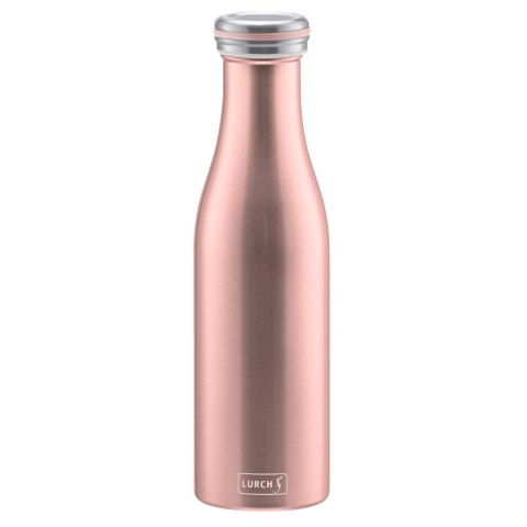 Butelka termiczna, stalowa, 0,5 l, różowe złoto