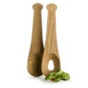 Dębowe łyżki do sałaty, 24 cm