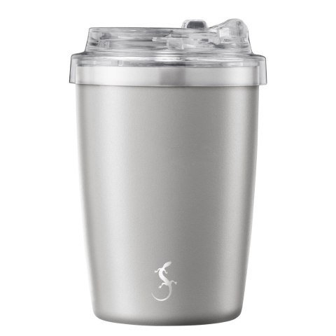 Termiczny kubek do kawy, stal nierdzewna/tworzywo sztuczne, 0,3 l, szary