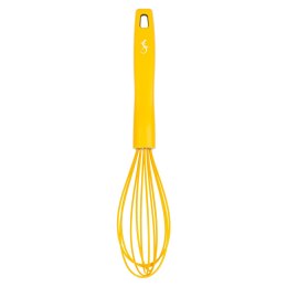 Wąska trzepaczka, silikon, 28 cm, żółta