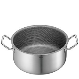 Garnek niski z powłoką nieprzywierającą, stal nierdzewna, śred. 24 cm, 4,7 l